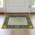 thumbnail image 1 of ODIKA Graphic Currency Men Oversized Hundred Motif Funky Bathroom Stain Resistant Thin Throw for Entryway, Kitchen, Laundry Room, 1 of 7