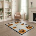 thumbnail image 1 of ODIKA Halloween Striped Pumpkin Ghost Farmhouse Welcome Fallc Door Pet Friendly & Kids Safe Play for Playroom, Bedroom, Reading Nook, 1 of 7