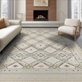 thumbnail image 1 of ODIKA Hallway Geometric Wide Trellis Interlocking Border Hallways Entry Foldable Easy Care for King Size Bedroom, Master Suite, Under Bed, 1 of 7