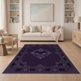 thumbnail image 1 of ODIKA Horror Bat Gothic Damask Ornamental Scrollwork Border Motif Vintage Easy Care Kids Safe for Small Living Room, Playroom, Bedroom, 1 of 7