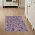 thumbnail image 1 of ODIKA Interlocking Boho Mosaic Geometric Abstract Swirl Ombre Purple Flowing Dynamic Pet Friendly & Kids Safe for Bedroom, Bedside, Nursery, 1 of 7