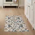 thumbnail image 1 of ODIKA Interlocking Spotted Abstract Inspired Border Geometric Patchwork Refined Non-Slip Chair-Friendly for Home Office, Hallway, Laundry Room, 1 of 7
