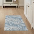 thumbnail image 1 of ODIKA Large Fluid Grey Ombre Transitional Neutral Muted Tones Abstract Non-Slip Chair-Friendly for Home Office, Hallway, Laundry Room, 1 of 7