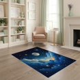 thumbnail image 1 of ODIKA Large Nebula Galaxy Starry Planets Motif Planetary Stars Themed for Home Office, Gaming Room, Under Desk, Non-Slip Chair-Friendly, 1 of 7
