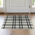 thumbnail image 1 of ODIKA Layering Striped Farmhouse Plaid Windowpane Grid Stripe Panels Non-Slip Low Profile for Hallway, Study Room, Playroom, 1 of 7