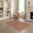 thumbnail image 1 of ODIKA Leopard Cheetah Print Spotted Boho Border Zebra Decoration Pink Flowing Dynamic for Dorm Room, Small Living Apartment, Stain Resistant Low Profile, 1 of 7