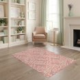 thumbnail image 1 of ODIKA Leopard Spotted Abstract Mood Border Cheetah Inspired Pink Print Refined Stain Resistant Low Profile for Dorm Room, Small Living Apartment, 1 of 7