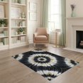 thumbnail image 1 of ODIKA Marbled Abstract Swirling Contemporary Smalltan Pet Friendly & Kids Safe Play for Playroom, Bedroom, Reading Nook, 1 of 7