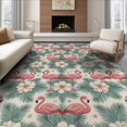 thumbnail image 1 of ODIKA Motif Confetti Whimsical Wreath Repeating Botanical Sprinkle Border Refined Non-Slip Chair-Friendly for Dining Room, Large Office, Lounge, 1 of 7