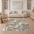 thumbnail image 1 of ODIKA Neutral Flowing That Gradients Dining Table Couch Large Farmhouse Non-Slip Low Profile for Guest Room, Lounge, Apartment, 1 of 7