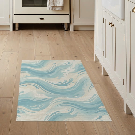 ODIKA Neutral Printed Gentle Transition Splashes Balanced Oatmeal Beige for Bedroom, Bedside, Nursery, Pet Friendly & Kids Safe