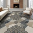 thumbnail image 1 of ODIKA Neutral That Scattered Motifs Transitional Balanced Abstract Foldable Easy Care for Queen Size Bedroom, Under Bed, Master, 1 of 7