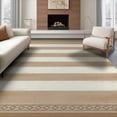 thumbnail image 1 of ODIKA 6'x9' Washable Area Rug Outdoorarea Crisp Boho Courtyard Large Striped Solid Seagrass for Family Room, Living Room, Master Bedroom, Non-Slip, Easy Care, 1 of 7