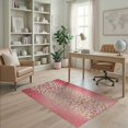 thumbnail image 1 of ODIKA Pink Cheetah Leopard Print Spotted Sparkly Zebra Decoration Tiger Non-Slip Chair-Friendly for Home Office, Gaming Room, Under Desk, 1 of 7