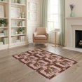 thumbnail image 1 of ODIKA Pink Leopard Cheetah Print Striped Tiger Inspired Zebra Table for Home Office, Gaming Room, Under Desk, Non-Slip Chair-Friendly, 1 of 7