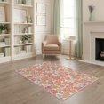 thumbnail image 1 of ODIKA Pink Playful Petal Asymmetrical Cluster Motif Abstract Non-Slip Chair-Friendly for Home Office, Gaming Room, Under Desk, 1 of 7