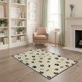thumbnail image 1 of ODIKA Print Paws Scattered Prints Bones Track Themed Alfombra Para for Playroom, Bedroom, Reading Nook, Pet Friendly & Kids Safe Play, 1 of 7