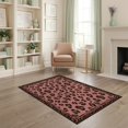 thumbnail image 1 of ODIKA Print Spotted Bordered Frame Zebra Decoration Pink Leopard Cheetah Playful Non-Slip Chair-Friendly for Home Office, Gaming Room, Under Desk, 1 of 7