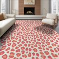 thumbnail image 1 of ODIKA Print Spotted Ombre Border Cheetah Inspired Motif Pink Leopard Refined Foldable Easy Care for Queen Size Bedroom, Under Bed, Master, 1 of 7