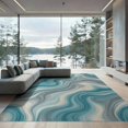 thumbnail image 1 of ODIKA Pvc Abstract Bottom Composition Boho Inspired Splicing Furnishing for Great Room, Indoor Open Concept, Large Living Low Profile Flatwoven, 1 of 7