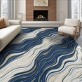 thumbnail image 1 of ODIKA Pvc Dusty Bottom Veined Splicing Furnishing Shenzhen Abstract for Living Room, Under Sectional, Family , Non-Slip Flatwoven, 1 of 7