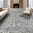 thumbnail image 1 of ODIKA Retro Symmetrical Ornamental Border Distressed Palette Design Foldable Easy Care for Queen Size Bedroom, Under Bed, Master Suite, 1 of 6