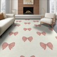 thumbnail image 1 of ODIKA Ribbon Tied Motif Delicate Display Round Shaped for Dining Room, Large Office, Lounge, Non-Slip Chair-Friendly, 1 of 7