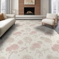 thumbnail image 1 of ODIKA Romantic Roses Shack Dainty Rosebud Clusters Pink Toss Playful Expressive Non-Slip Chair-Friendly for Dining Room, Large Office, Lounge, 1 of 7