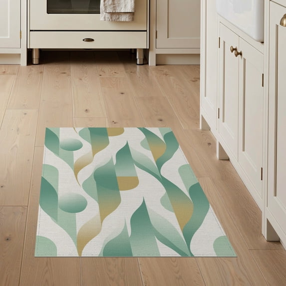 ODIKA Sage Throw Minimalist Transitional Blended Fields Crisp Entryway for Home Office, Hallway, Laundry Room, Non-Slip Chair-Friendly
