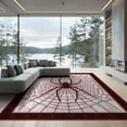 thumbnail image 1 of ODIKA Spider Web Design With Bold Symmetrical Radiating Strand for Great Room, Indoor Open Concept, Large Living Low Profile Flatwoven, 1 of 7