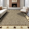 thumbnail image 1 of ODIKA Spotted Cowboy Border Arae Boho Motif Southwestern Farmhouse Flowing Dynamic Foldable Easy Care for King Size Bedroom, Master Suite, Under Bed, 1 of 7