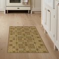 thumbnail image 1 of ODIKA Throw Symmetrical Geometric Grid Composition Scattered Door Large for Entryway, Kitchen, Mudroom, Stain Resistant Flatwoven, 1 of 7