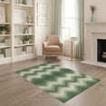 thumbnail image 1 of ODIKA Transitional Boho Ombre Geometric With Pinstripe Detail Accents Stain Resistant Low Profile for Dorm Room, Small Living Apartment, 1 of 7