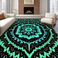 thumbnail image 1 of ODIKA 2x3 Machine Washable Non-Slip Area Rug, Enchanted Forest Medallion Plush Ultra Soft Rug, None, 530045, 1 of 7