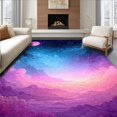 thumbnail image 1 of Ultra Soft Area Rug, Colorful Celestial Dreamscape, Non Slip, Stain Resistant, Washable Area Rugs for Living Room, Bedroom(Blue, 2X3), 1 of 8