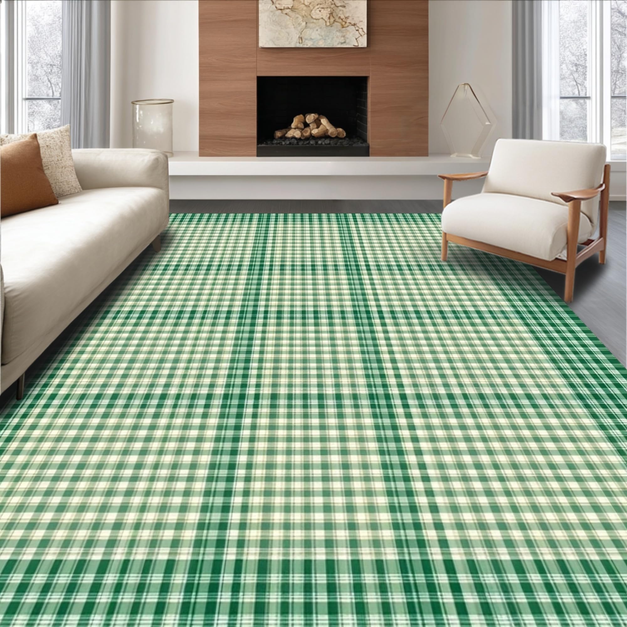 ODIKA Ultra Soft Area Rug 2x3, Non Slip, Stain Resistant, Washable Area ...