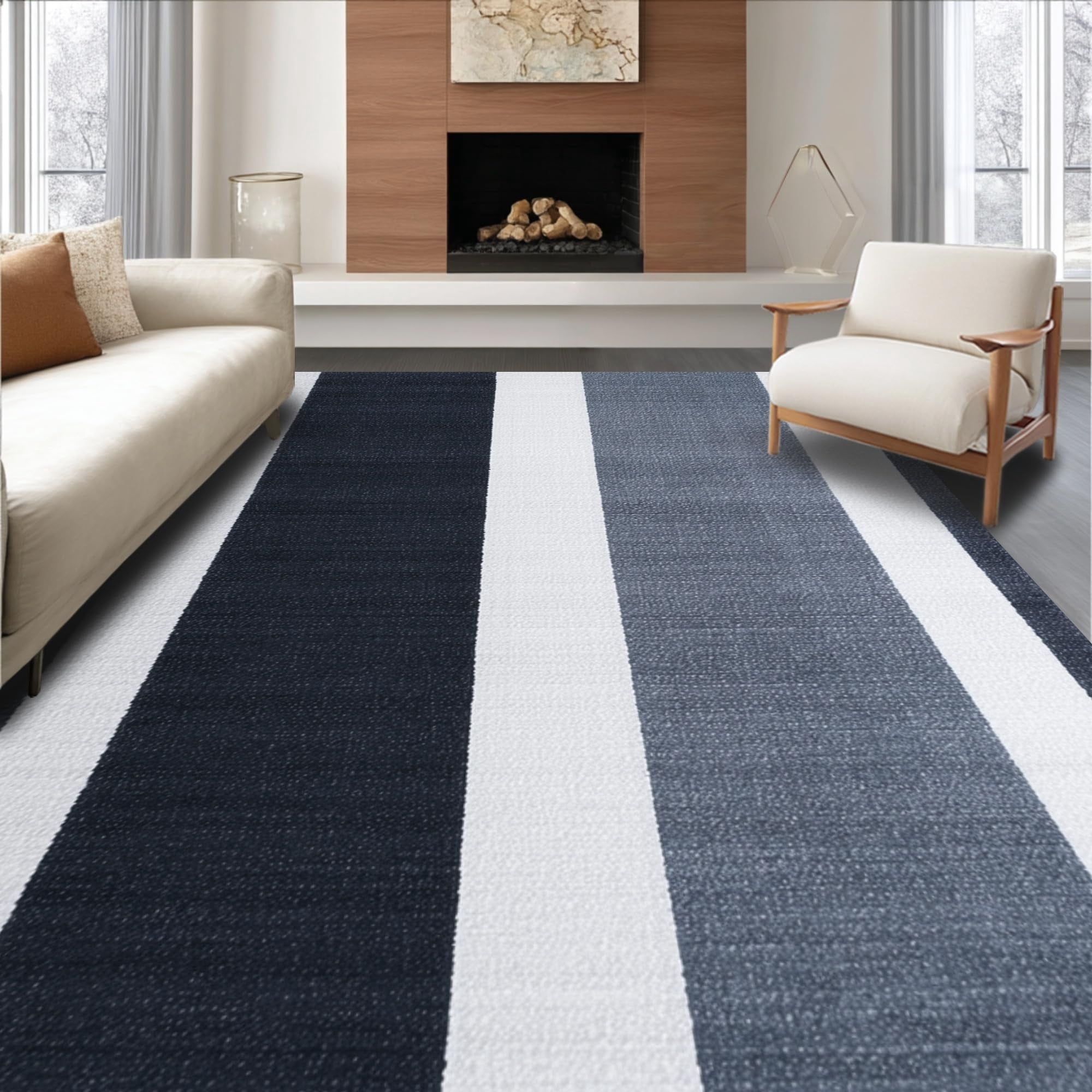 ODIKA Ultra Soft Area Rug 2x3, Non Slip, Stain Resistant, Washable Area ...