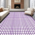 thumbnail image 1 of ODIKA 2x3 Machine Washable Non-Slip Area Rug, Vintage Gingham Lattice Checkboard Contemporary Ultra Soft Rug, None, 550973, 1 of 7