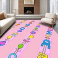 thumbnail image 1 of ODIKA 3x5 Machine Washable Non-Slip Area Rug, Alphabet Railway with Joyful Critters and Whimsical Path Designs Ultra Soft Rug, None, 693122, 1 of 7