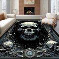 thumbnail image 1 of Ultra Soft Area Rug, Whimsical Dark Fantasy Decor, Non Slip, Stain Resistant, Washable Area Rugs for Living Room, Bedroom(Black, 3X5), 1 of 8