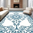 thumbnail image 1 of ODIKA 4x6 Machine Washable Non-Slip Area Rug, Filigree Design with Delicate Tendril Accents Ultra Soft Rug, None, 657282, 1 of 7