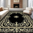 thumbnail image 1 of ODIKA 4x6 Machine Washable Non-Slip Area Rug, Jewel Embellished Timeless Ultra Soft Rug, None, 579235, 1 of 7