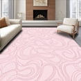 thumbnail image 1 of ODIKA 4x6 Machine Washable Non-Slip Area Rug, Interlocking Wave with Flowing Lines and Gentle Loops Ultra Soft Rug, None, 568900, 1 of 7