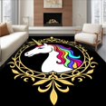 thumbnail image 1 of ODIKA 4x6 Machine Washable Non-Slip Area Rug, Mythical Cushion Embroidery Package Ultra Soft Rug, None, 645813, 1 of 7