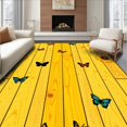 thumbnail image 1 of Ultra Soft Area Rug, Lively Sunflower Nature Design, Non Slip, Stain Resistant, Washable Area Rugs for Living Room, Bedroom(Yellow, 4X6), 1 of 8