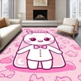 thumbnail image 1 of ODIKA 5x7 Machine Washable Non-Slip Area Rug, Adorable Milk Carton Cartoon Bathtub Accessory Ultra Soft Rug, None, 729516, 1 of 7