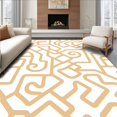 thumbnail image 1 of ODIKA 5x7 Machine Washable Non-Slip Area Rug, Contemporary Maze Inspired Interlocking Design with Minimalist Appeal Ultra Soft Rug, None, 544761, 1 of 7