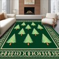 thumbnail image 1 of ODIKA 6x9 Machine Washable Non-Slip Area Rug, Christmas Tree Crochet Hook Pillow DIY Stitching Ultra Soft Rug, None, 626733, 1 of 7
