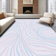 thumbnail image 1 of ODIKA 8 Machine Washable Non-Slip Area Rug, Abstract Wave Motif Featuring Flowing Lines and Subtle Contrast Ultra Soft Rug, None, 566468, 1 of 7