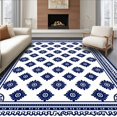 thumbnail image 1 of ODIKA 8x10 Machine Washable Non-Slip Area Rug, Eclectic Bazaar Mosaic Tile Inspiration Ultra Soft Rug, None, 567907, 1 of 7